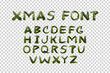 © comicsans - Vector realistic isolated fir tree alphabet font for decoration and covering on the transparent background. Concept of Merry Christmas and Happy New Year