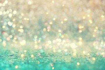 Wall Mural - Beautiful abstract shiny light and glitter background