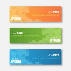 Wall Mural - simple horizontal design banner backgrounds.