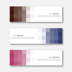 Wall Mural - simple horizontal design banner backgrounds.
