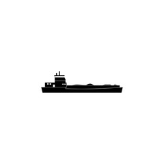 Poster - barge ship icon. Water transport elements. Premium quality graphic design icon. Simple icon for websites, web design, mobile app, info graphics