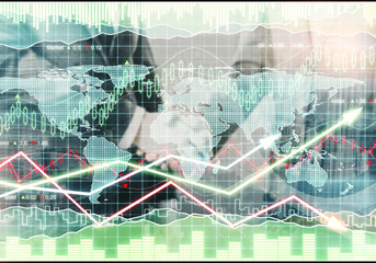 Poster - Teamwork and finance concept