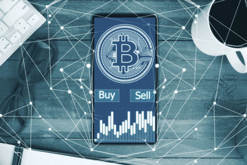 Poster - Cryptocurrency and finance concept