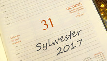 Sylwester 2017. Data W Kalendarzu - 31 Grudnia.
