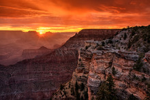 Grand Canyon Sunrise At Mather Point