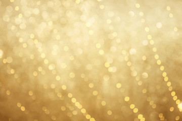 Wall Mural - beautiful golden bokeh background