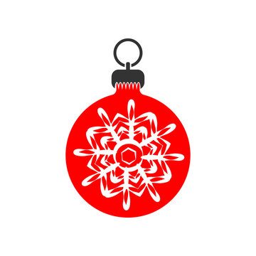 Premium Christmas ball icon. Christmas or New Year element. Premium color graphic design. Signs, outline symbols collection, simple icon for websites, web design, mobile app