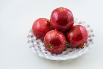 Plate of pomegranate