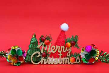 Poster - merry christmas decoration for pattern and background