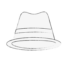 Sticker - Vintage hat symbol icon vector illustration graphic design