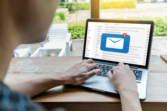 Mail Communication Connection message to mailing contacts phone Global Letters Concept