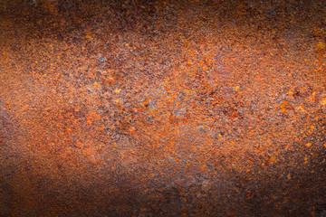 Wall Mural - Rusty metal texture or rusty metal background for interior design business. exterior decoration and industrial construction idea concept. Rusty metal is caused by moisture in the air.