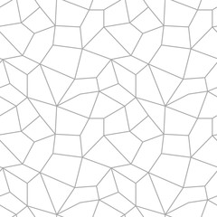Polygonal seamless background. Geometric line gray pattern for wallpapers and textile