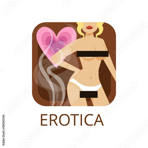Fotomural Erotica cinema genre, symbol for cinema or channel, cinematography, movie produc