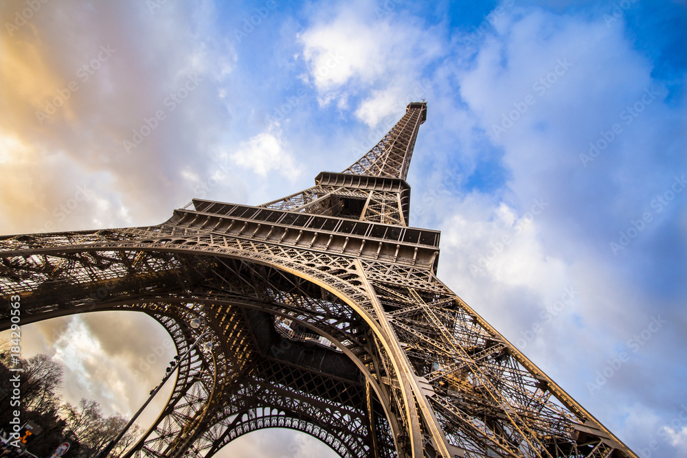 Eiffel Tower, Paris - obrazy, fototapety, plakaty 