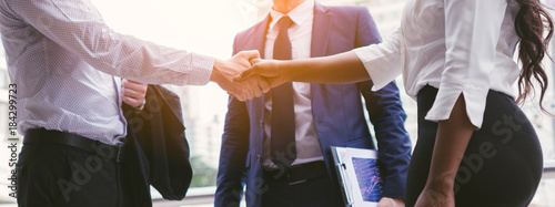 Fotografía handshake of business People deal business