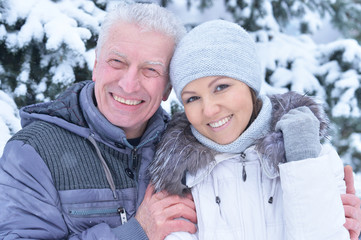 Poster -  senior father with daughter