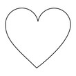 video game heart life icon vector illustration outline image