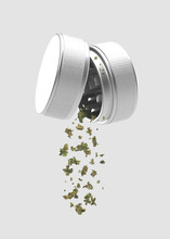 Medical Cannabis - Marijuana Herb Grinder - Isolated