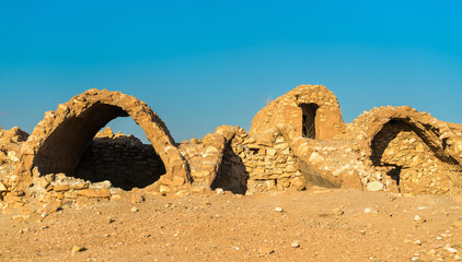 Canvas Print - Ksar Ouled Debbab, a fortified village near Tataouine, Southern Tunisia