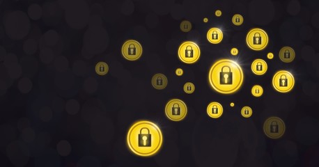 Poster - Security lock icons