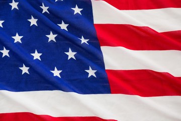 Wall Mural - Close-up of an American flag