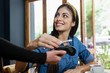 © WavebreakMediaMicro - Smiling woman making payment on credit card reader