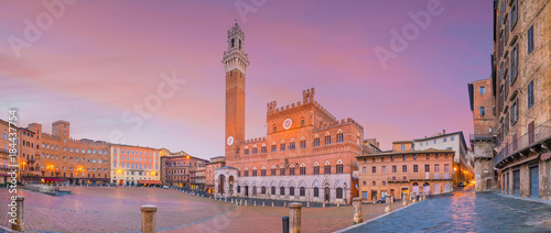 Fotomural Piazza del Campo in Siena, Italy