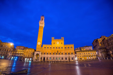 Wall Mural - Piazza del Campo in Siena, Italy