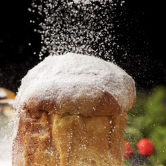 Wall Mural - panettone, typical italian sweet for christmas