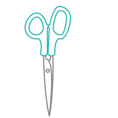 Sticker - Isolated scissor design