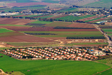 View From Mount Tabor To Kibbutz Alonim In Israel