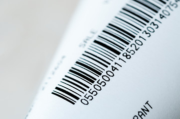 barcode ready for scanning