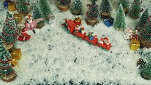 Stop Motion Animation Of Un Crăciun Fericit (romanian), In English Merry Christmas