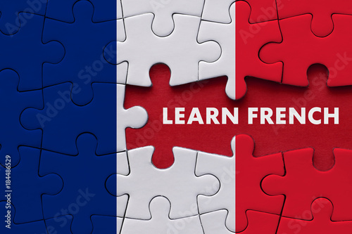 Fotomural Learn French - Education Concept