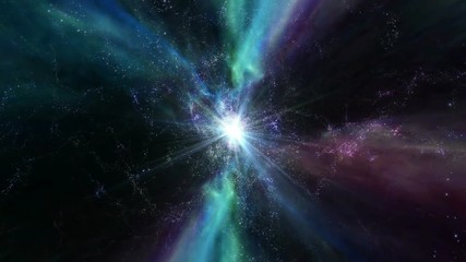 Wall Mural - Star Warp 002: Traveling through star fields in deep space (Loop).