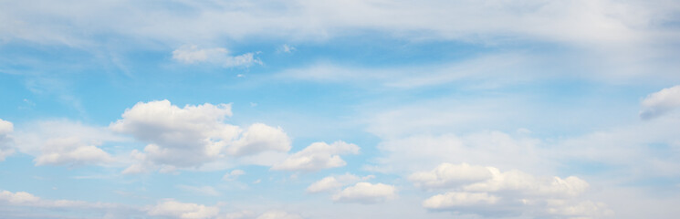 Wall Mural - white clouds in sky