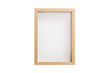 © dohee - wood frame for photo, picture isolated on the white background.