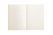 © dohee - white empty(blank) note spread isolated on the white background.