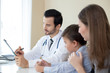 © Jestercine - Portrait of Doctor working at hospital. People with medical concept.