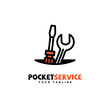 Pocket service logo