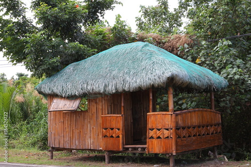 Bambus Haus Bahay Kubo Philippinen Kaufen Sie Dieses Foto Und