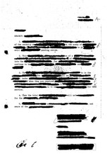 Redacted Letter With Photocopy Marks