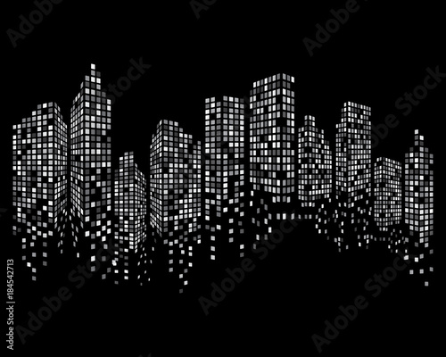 Modern City Skyline Vector Illustration Buy This Stock Vector And Explore Similar Vectors At Adobe Stock Adobe Stock