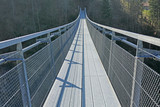 Fototapeta Most - hängebrücke bei adelboden, schweiz