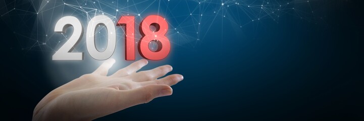 Poster - Composite image of hand gesture against white background