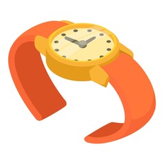 Poster - Wrist watch icon, isometric 3d style