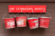 Fire Extinguisher Buckets