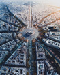 Arc de Triomphe Paris Aerial
