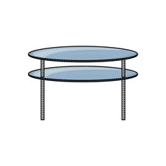 Sticker - coffee table icon